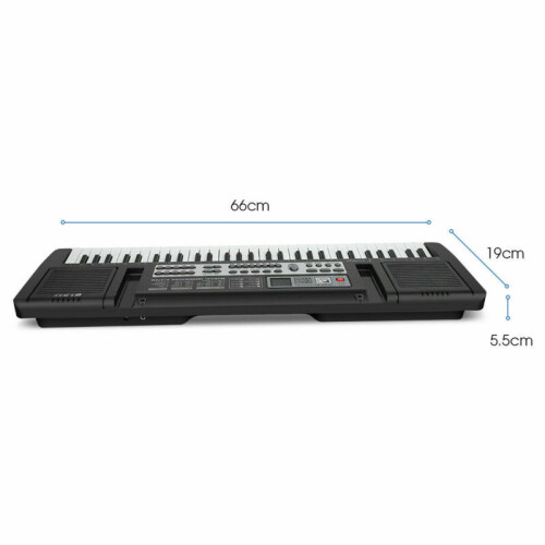 61 Keys Electronic Keyboard Digital MP3 Music Piano USB w/ Microphone 2