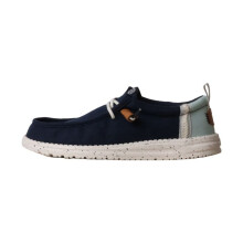 Hey Dude Wally Craft Linen - Meri Sininen/Multi Nauhalliset Mokkasinit
