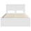 vidaXL Bed Frame with Headboard White 120 x 190 cm Solid Pine Wood 7