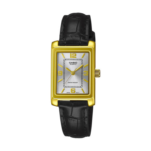 CASIO COLLECTION Mod. TANK, LEATHER - ARGENTEE 1