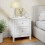 Homcom HOMCOM Nightstand with 2 Drawers White 1