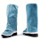 Protège-chevilles de soudage en cuir industriel, 2-Bleu 40 6