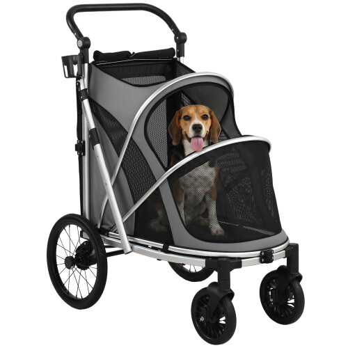 PawHut PawHut Dog Stroller, Folding Pet Stroller for Small Medium Dogs 1