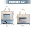 Expandable Foldable Bag for Long Journeys Large Capacity-Gray 4