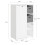SoBuy Ντουλάπι Μπάνιου BZR218-W Λευκό 50x30x85 εκ. 3