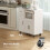 Homcom HOMCOM Rolling Kitchen Cart, Microwave Cabinet with Adjustable Shelf 7