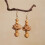 Boucles d'oreilles en bois à fleurs délicates, bijoux-UN 6