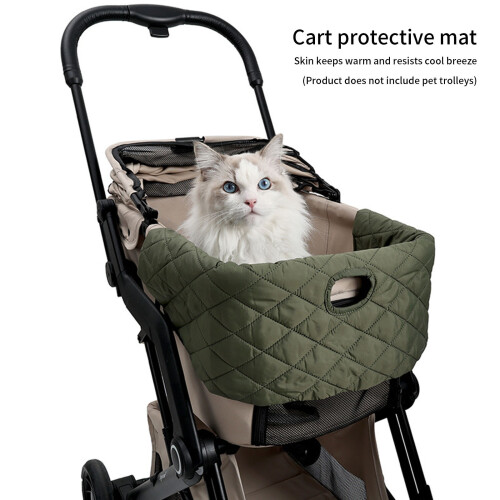 Comfortable Seat Pad Dirt Resistant Fabric Protector-Green 2