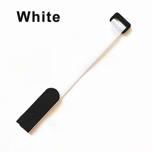 (White, 5Pcs 20x300mm) 5/10Pcs Reusable Hook Loop Cable Ties Nylon Cord Straps Fastener