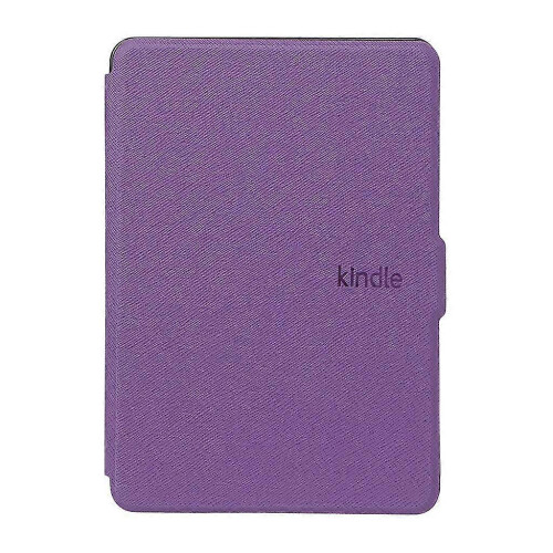 (Purple) 6' Leather Case for Kindle Paperwhite 3/2/1 DP75SDI eReader Shell Sleeve