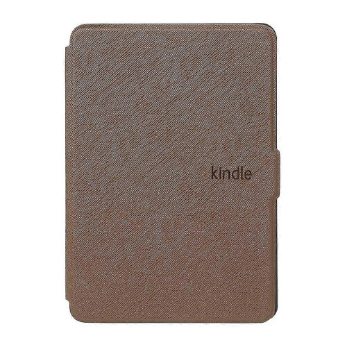 (Coffee) 6' Leather Case for Kindle Paperwhite 3/2/1 DP75SDI eReader Shell Sleeve