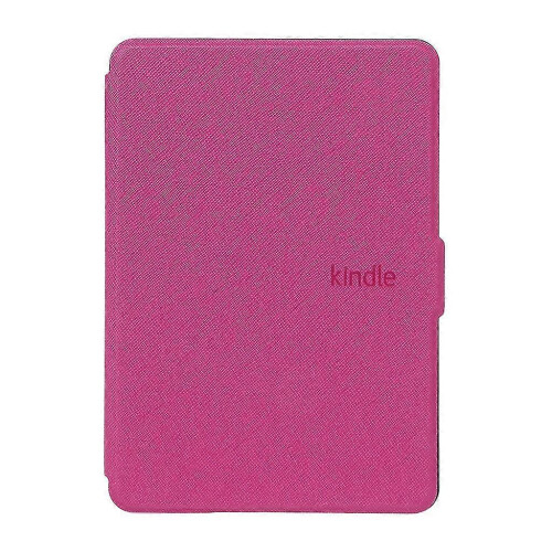 (Rose Red) 6' Leather Case for Kindle Paperwhite 3/2/1 DP75SDI eReader Shell Sleeve