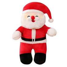 (Squint, 35cm) Christmas Santa Plush Pillow Cushion Kids Birthday Gift Home Decor