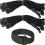 (White, 5Pcs 20x300mm) 5/10Pcs Reusable Hook Loop Cable Ties Nylon Cord Straps Fastener 4