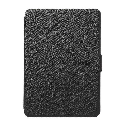 (Black) 6' Leather Case for Kindle Paperwhite 3/2/1 DP75SDI eReader Shell Sleeve