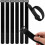 (Rose, 10Pcs 20x200mm) 5/10Pcs Reusable Hook Loop Cable Ties Nylon Cord Straps Fastener 3