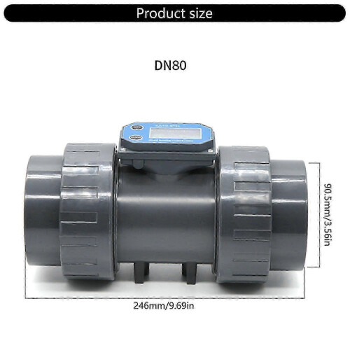 (DN15) PVC Flowmeter for Irrigation & Methanol Water Purification 2