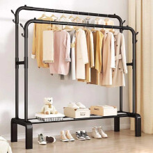 Heavy Duty Clothes Rail Rack Garment Hanging Display Stand Shoes Storage Shelf