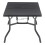 Birchtree BIRCHTREE 144x94cm Garden Metal Table Black 8