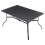 Birchtree BIRCHTREE 144x94cm Garden Metal Table Black 11