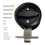 Adjustable Flat Entry Knob Steel Turn Handle Works In Standard 1