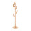 Living And Home Cactus Shape Wooden Coat Rack, Natural 3