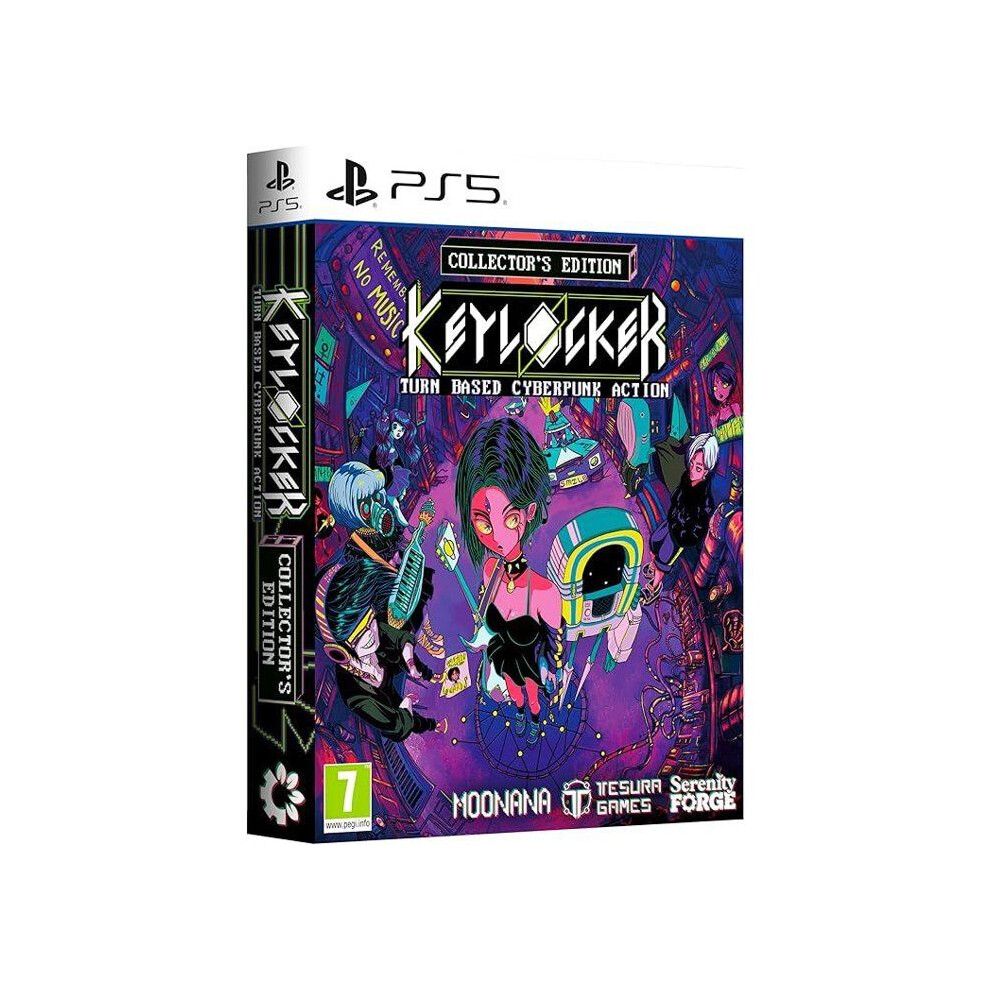 Keylocker | Turn Based Cyberpunk Action Collector's Edition PS5 NEW AND SEALED - Image 3