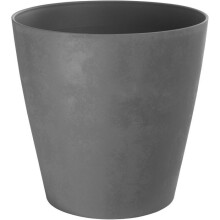 Runder Blumentopf - GARDEN ID - Swing Cone - Ø 35 - 23 L - H 34 cm - Grau
