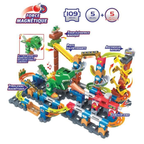 VTech VTECH MARBLE RUSH - DINO ABENTEUER MAGNETSET XL400E 2