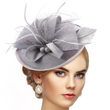 Trendy Textured Fabric Bucket Hat Accented By Stylish-Gray