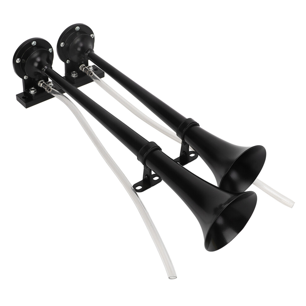 Dual Trumpet Horn 130Db 12V For Trucks Boats 7444352886661