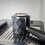 Schimmernder Kaffeetamper-Sockel und Griffhalter mit Pudertuch 4