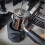 Schimmernder Kaffeetamper-Sockel und Griffhalter mit Pudertuch 5