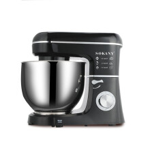 European Standard 8L Stainless Steel Electric Dough Mixer, Chef Cream Mixer, Egg Beater & Cooking Machine