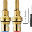 Mässing 1-001 & 1-002 Keramiska Ventiler Set 2