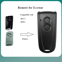 ECOSTAR RSE2 RSC2 433MHz fjärrstyrd garageportsjalusi med rullkod