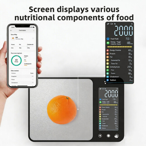 Smart Kitchen Scale for Baking & Food Weighing, Precise Gram Scale, Mini Electronic Scale 1
