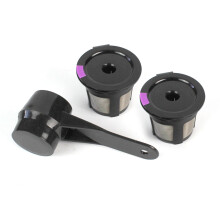Cucchiaio dosatore e pressore in plastica PP per uso alimentare, ideale per capsule di caffè e macchine da caffè.