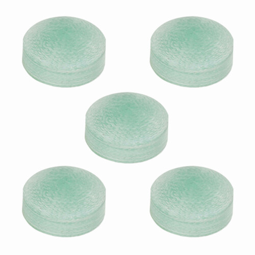 5pcs Billiard Pool Cue Tips Cue Pool Stick-crystal leather head