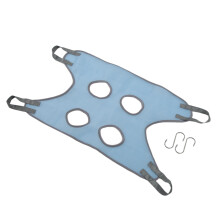 Hamaca de aseo para mascotas azul de 99x56 cm - tejido de malla