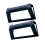 Professional H Shape Push Up Bar Set with Nonslip Grip-Black 1