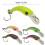 5pack Realistic Fishing Lures Floating Cranks Baits Minnows 3