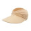 Casual atletische pet, sporthoed, oversized rand-1 gebroken wit 1