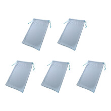 Microfiber sneeuwbril beschermhoes 18x27cm voor-Lichtblauw