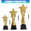 Desktop Kindertrofeeën Decoratieve Star Awards Competitie-S 4