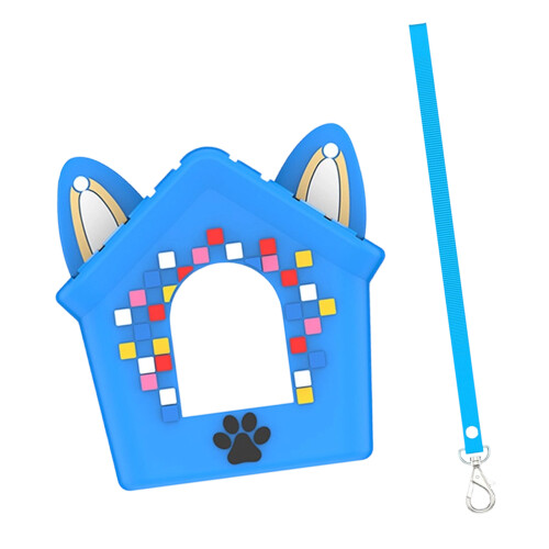 Kids Friendly Silicone Protector For Digital Pet Device-Blue