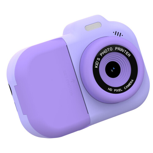 Children First Camera With Photo Printing Function And-Purple