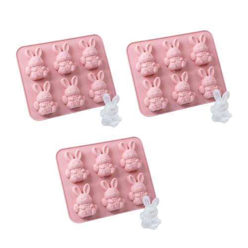 Silicone Easter Bunnies Molds Unique Ice Cubes Mould For Any-3