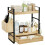 2 Level Storage Rack For Kitchen Bathroom Countertop With Side 1