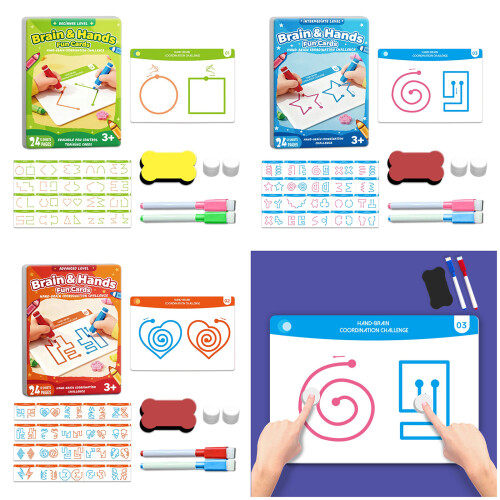 Educational Tracing Cards Toy For Toddlers To Develop-challenge 2